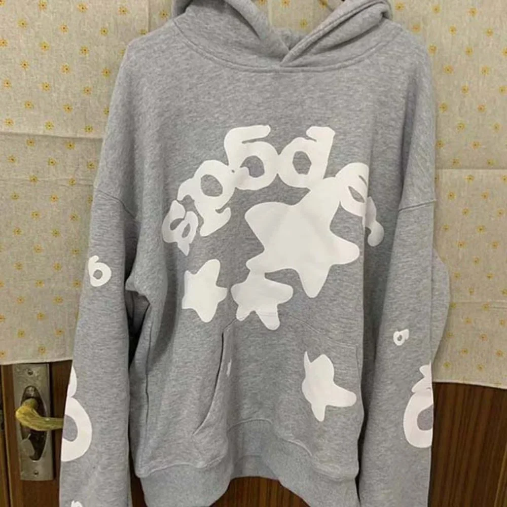 Sp5der | Shirts | Sp5der Beluga Hoodie Heather Grey | Poshmark display picture 1